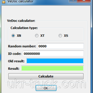 Mercedes-Benz Fdok  Калькулятор XS MP4 EURO6 2019