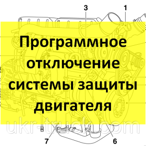 Программное отключение системы защиты двигателя